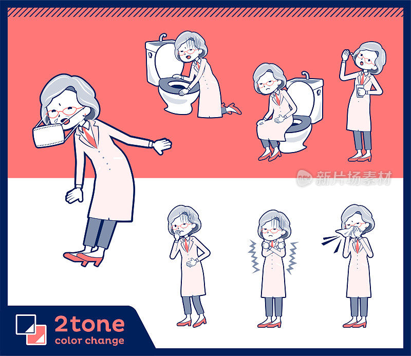 2tone type研究博士老年妇女_set 09